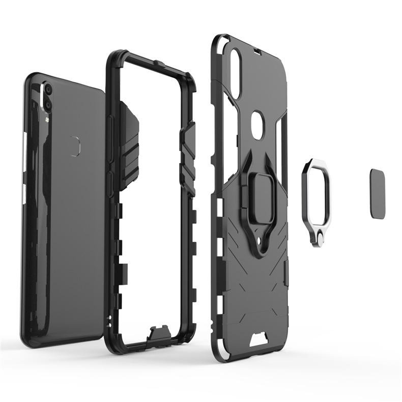 黑豹指環殼 適用 Vivo Y17 軍規防摔手機殼 Vivo 1902 防摔殼 VIVO Y17 保護殼-細節圖6
