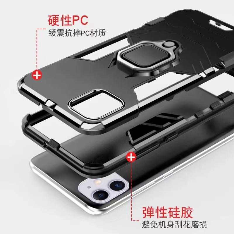 黑豹指環殼 適用 小米 POCO C40 軍規防摔手機殼 Poco c40 防摔殼 220333QPG 保護殼-細節圖6