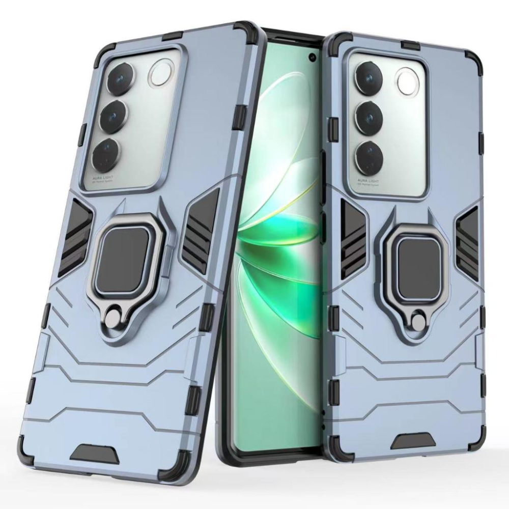 黑豹指環殼 VIVO V27 Pro 5G 軍規防摔手機殼 V27 pro 防摔殼 Vivo v27 Pro 保護殼-細節圖3