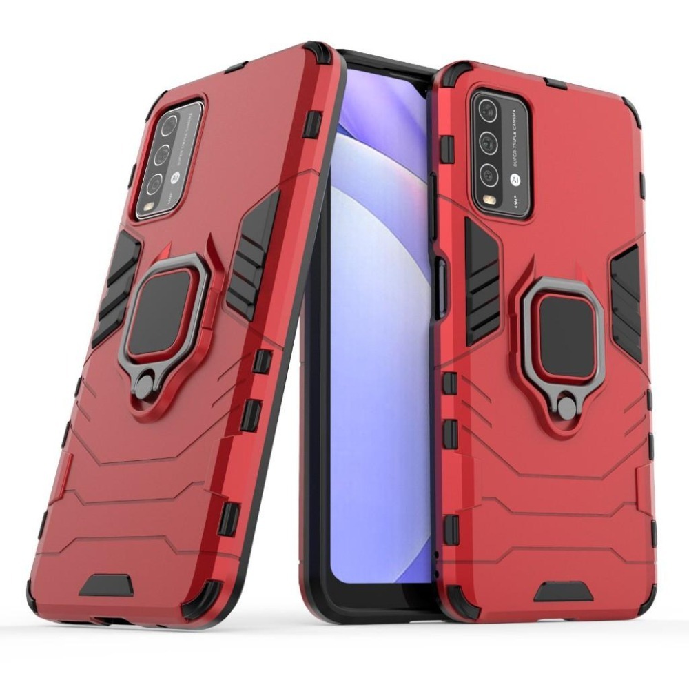黑豹指環殼 Redmi 9T 軍規防摔手機殼 紅米9T 手機防摔殼 紅米9T 保護殼 紅米9T 防摔手機殼-細節圖3