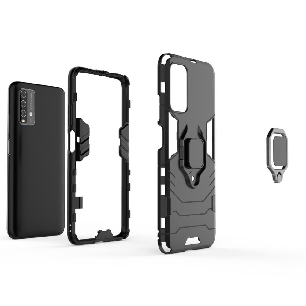 黑豹指環殼 Redmi 9T 軍規防摔手機殼 紅米9T 手機防摔殼 紅米9T 保護殼 紅米9T 防摔手機殼-細節圖5