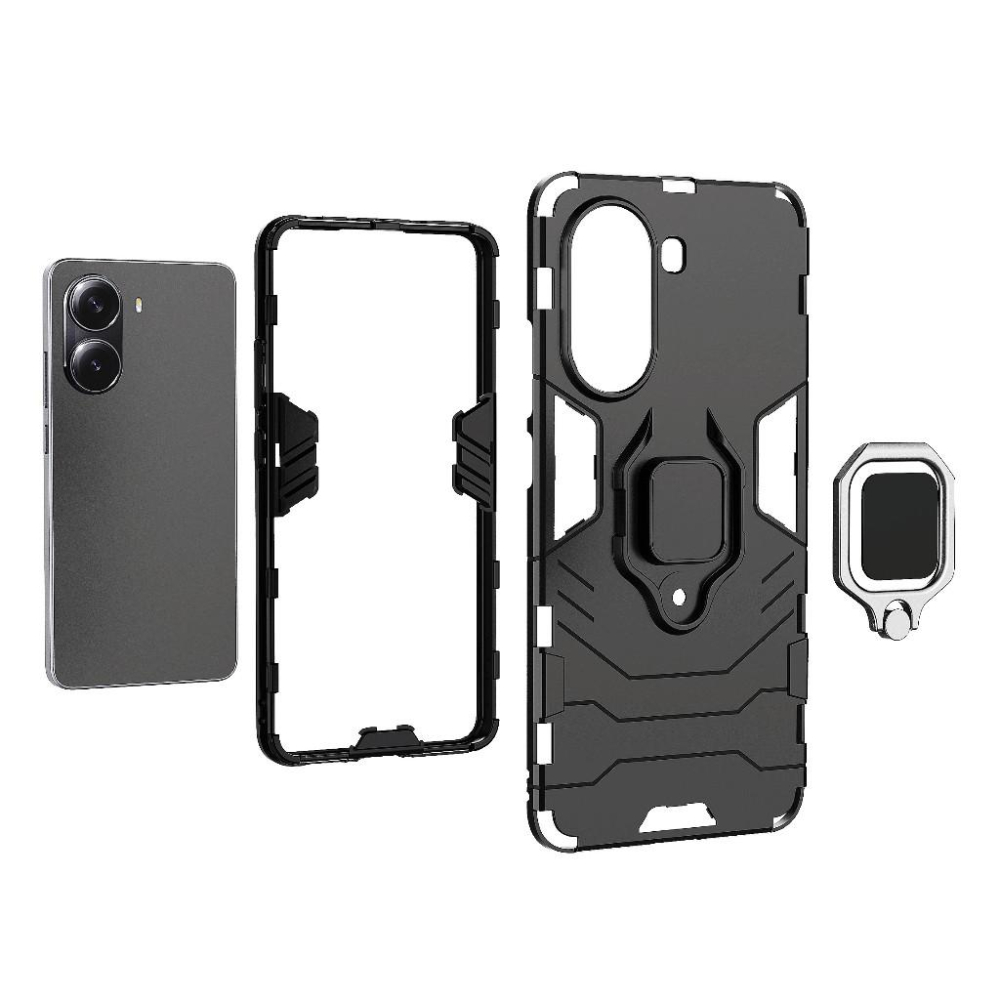 黑豹指環殼 適用 POCO X7 Pro 5G 軍規防摔手機殼 POCO X7 Pro 5G 防摔殼 保護殼-細節圖5