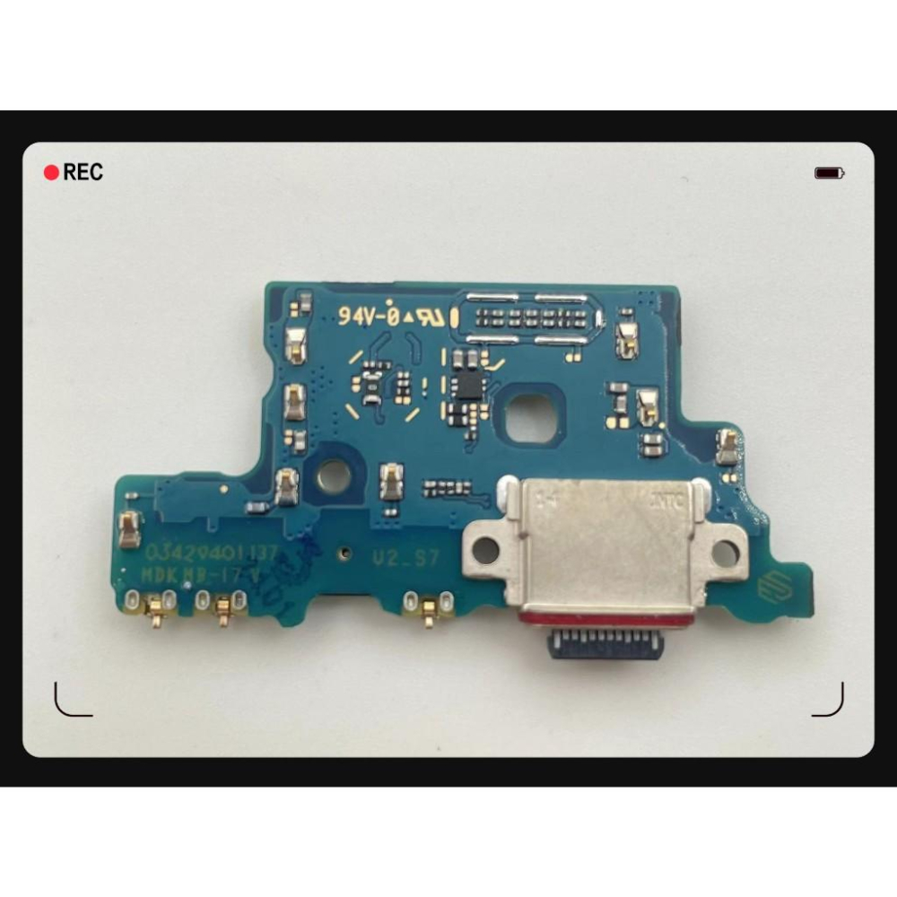 適用 三星 Galax S20 Ultra 支援快充尾插  S20 Ultra 尾插小板 SM-G988 麥克風話筒-細節圖2
