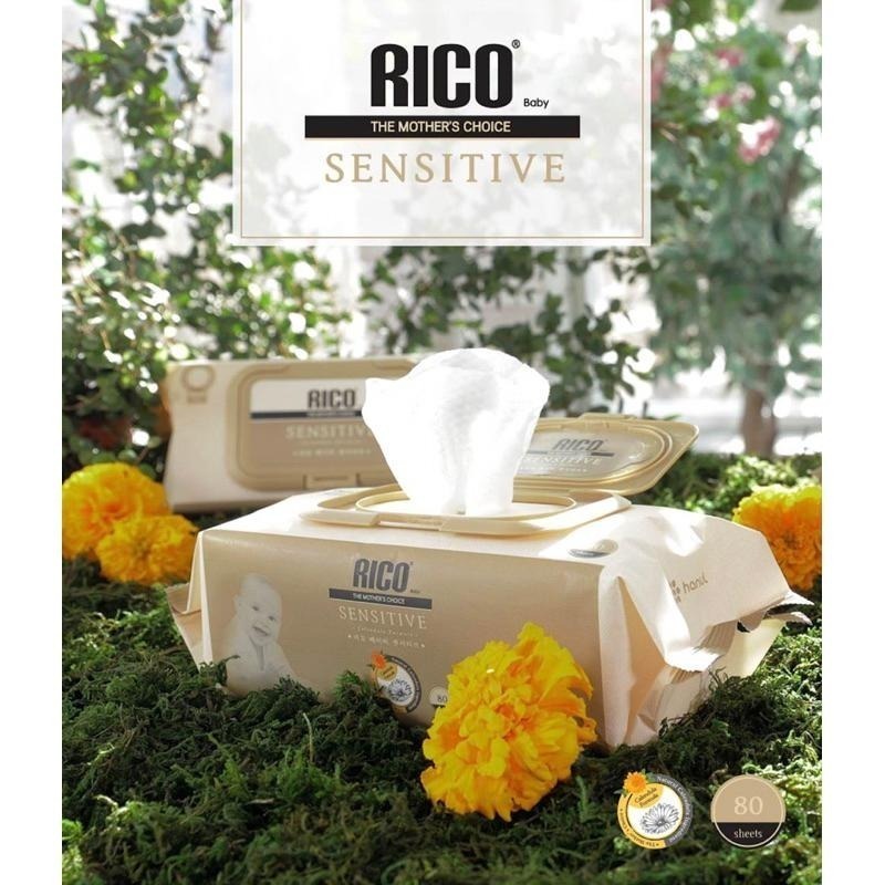 RICO baby❤️ 金盞花有機天然厚款濕紙巾 Sensitive 20抽/80抽-細節圖2