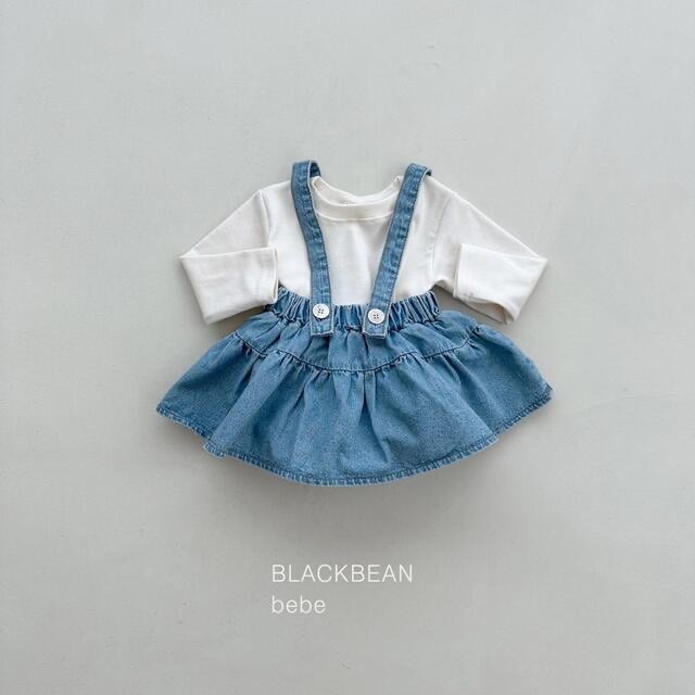 #blackbean 正韓秋裝 吊帶裙套裝-細節圖3