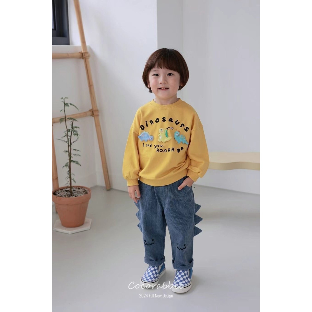 #coco rabbit 正韓秋裝 立體恐龍娃娃-細節圖2