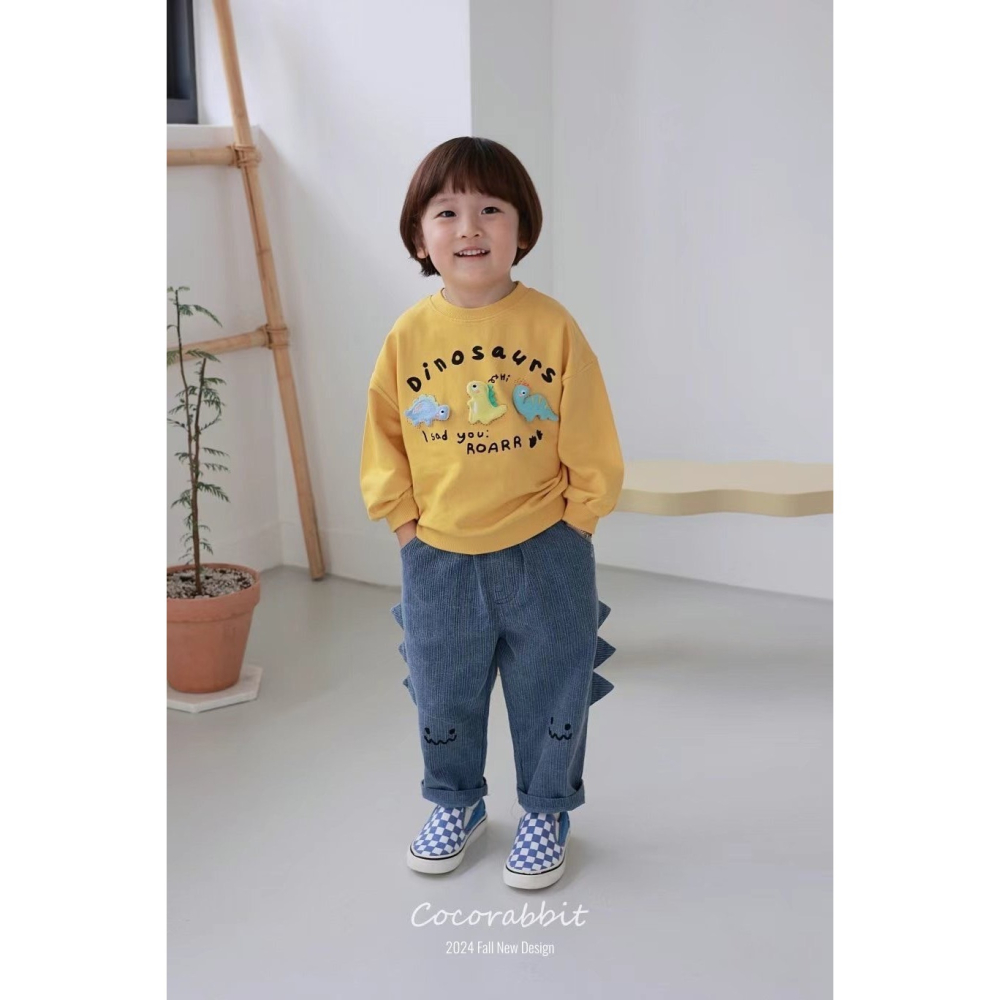#coco rabbit 正韓秋裝 立體恐龍娃娃-細節圖3