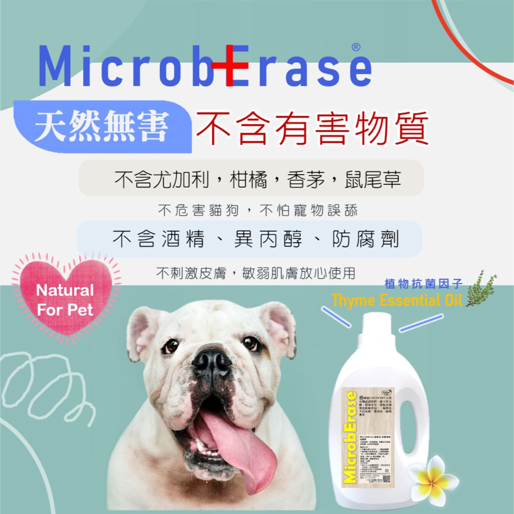 MicrobErase 益百酚 緬梔花鈴蘭地板清潔劑-細節圖2