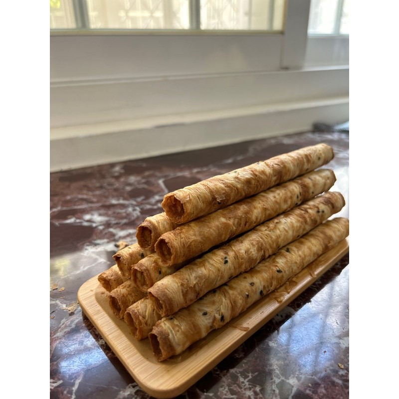 【研の柒】中元 預購中☀️手工蛋捲 薄脆手工蛋捲 低糖少油 健康飲食🌟 傳統零食 原味/芝麻/黑糖/咖啡口味任您挑選！-規格圖6