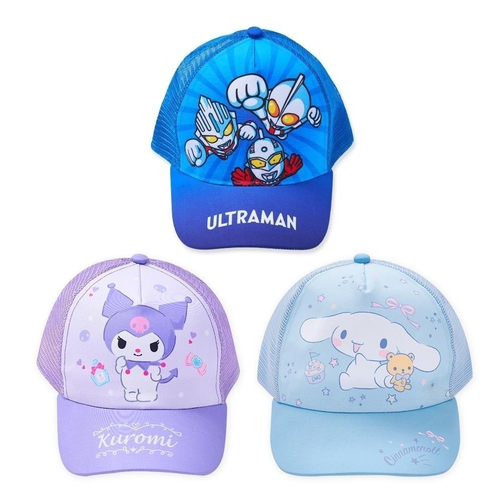Sanrio 三麗鷗 酷洛米童帽 大耳狗 奧特曼兒童網帽 防曬帽子 【旺達棉品】【UT-LNS001】-細節圖2