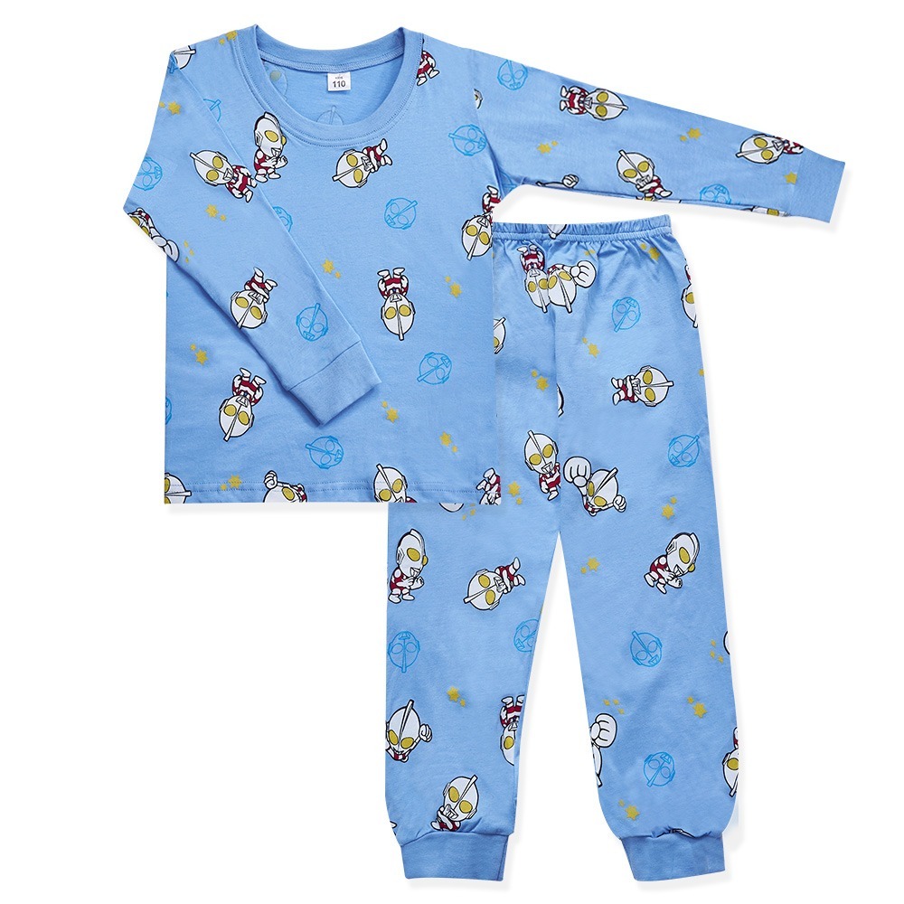 奧特曼套裝 超人力霸王短袖睡衣 長袖套裝 純棉男童睡衣 奧特曼T袖 【旺達棉品】【UT-NF001】-規格圖8