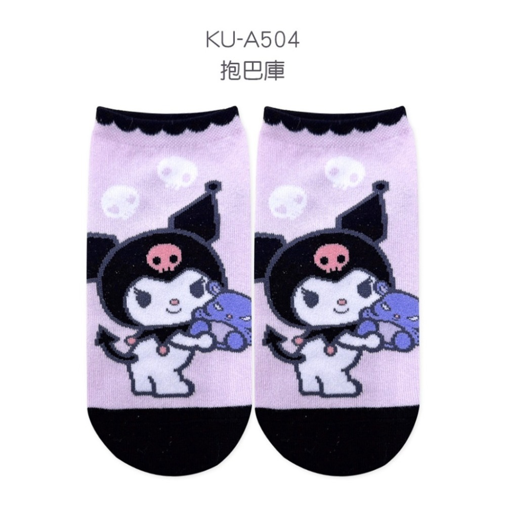 Sanrio 三麗鷗 庫洛米童襪 兒童短襪 直版襪 酷洛米 台灣製童襪 女童襪 KU-A504 【旺達棉品】-規格圖8