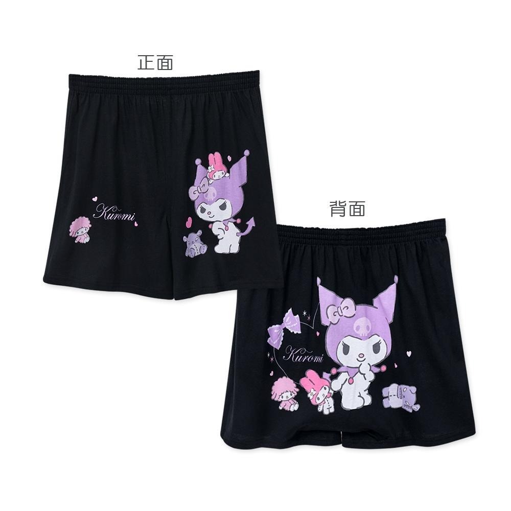 Sanrio 三麗鷗 庫洛米平口褲 居家四角褲 平口內褲 女內褲 KU-C001【旺達棉品】-細節圖2