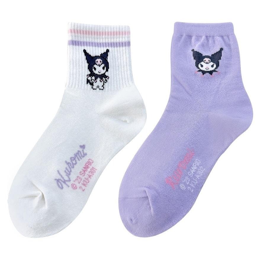 Sanrio 三麗鷗 酷洛米長襪 親子襪 酷洛米 台灣製長襪 童襪 KU-A301 【旺達棉品】-細節圖2