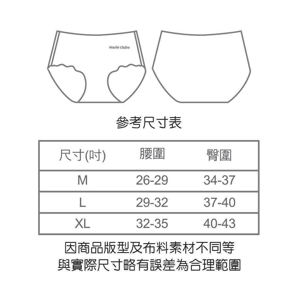 美麗佳人無痕裸感內褲 無痕中腰內褲 花邊內褲 女內褲 中腰三角褲 【旺達棉品】【MC-CA203】-細節圖10