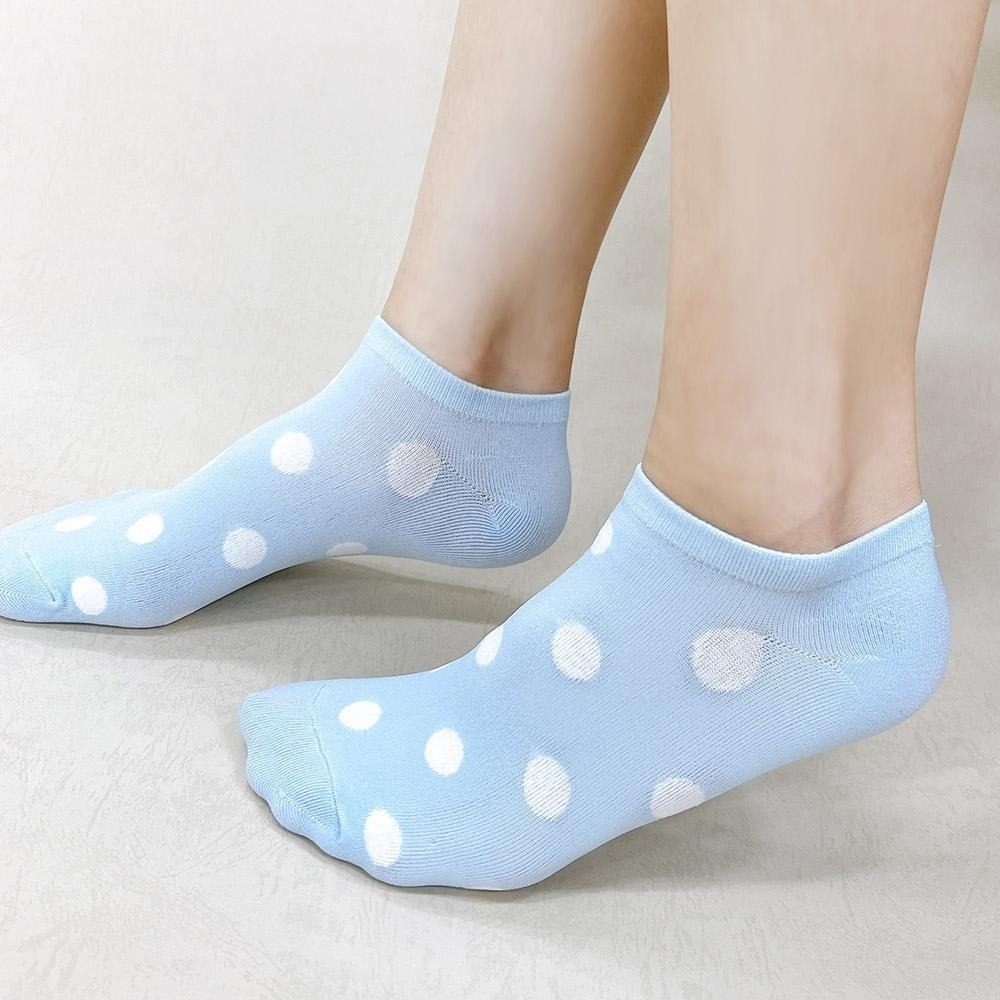 沁涼透氣 涼感船襪 船型襪 數字襪 點點襪 條紋襪 水果襪 小花 女襪 涼感襪 踝襪 GK-E2106【旺達棉品】-細節圖4