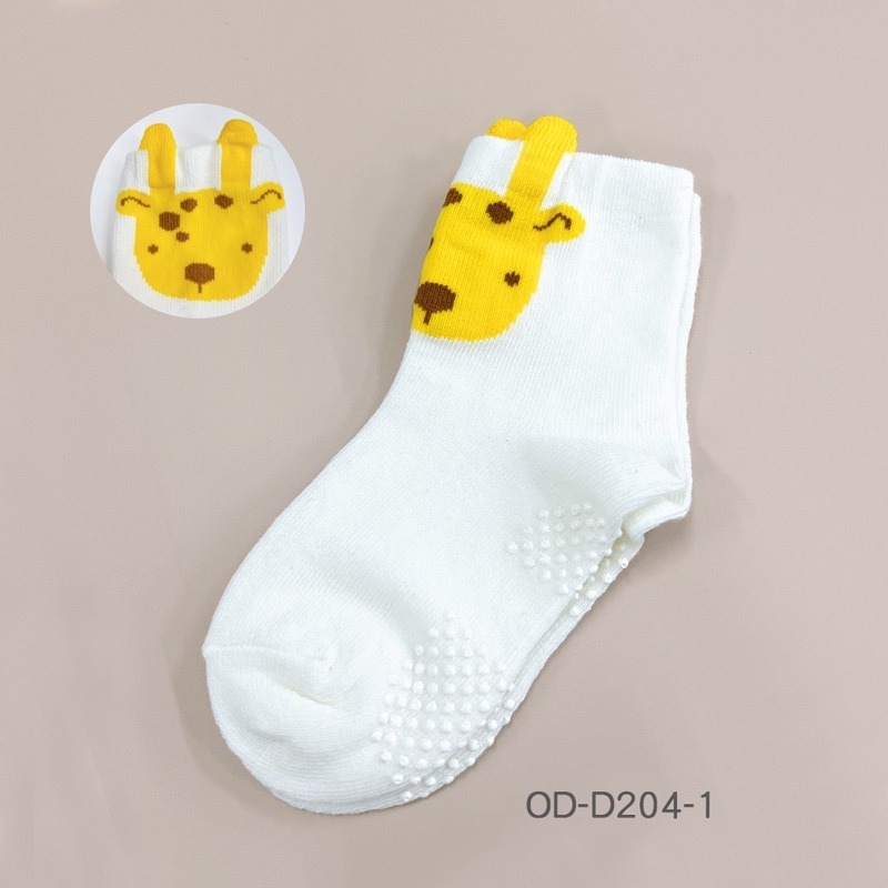 兒童造型短襪 動物止滑短襪 鯊魚止滑童襪 獅子柔棉童襪 台灣製童襪 OD-D201~204【旺達棉品】-規格圖9