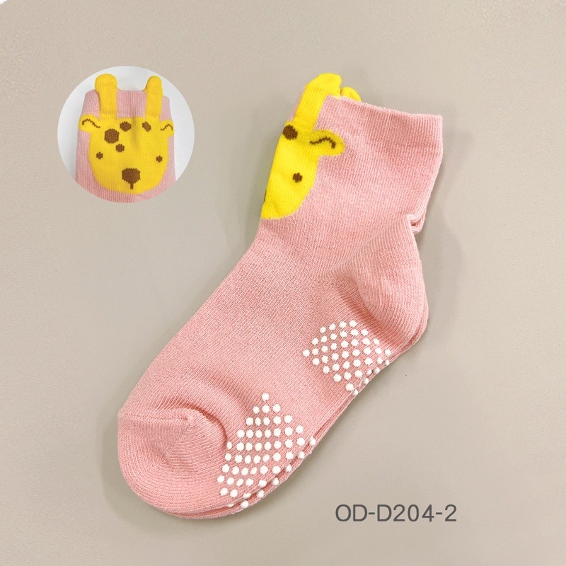 兒童造型短襪 動物止滑短襪 鯊魚止滑童襪 獅子柔棉童襪 台灣製童襪 OD-D201~204【旺達棉品】-規格圖9