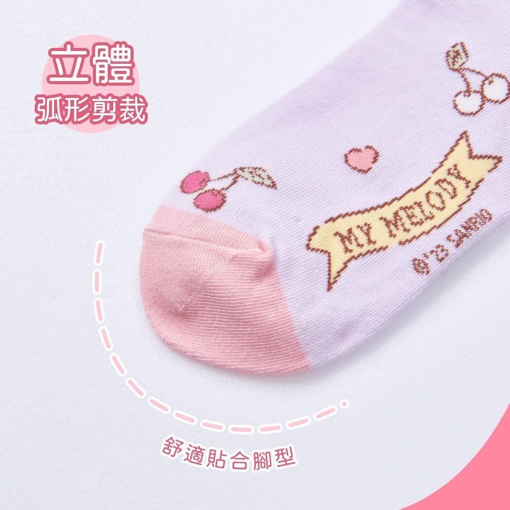 Sanrio 三麗鷗 美樂蒂童襪 兒童長襪 台灣製童襪 MM-716 MM-719 【旺達棉品】-細節圖6