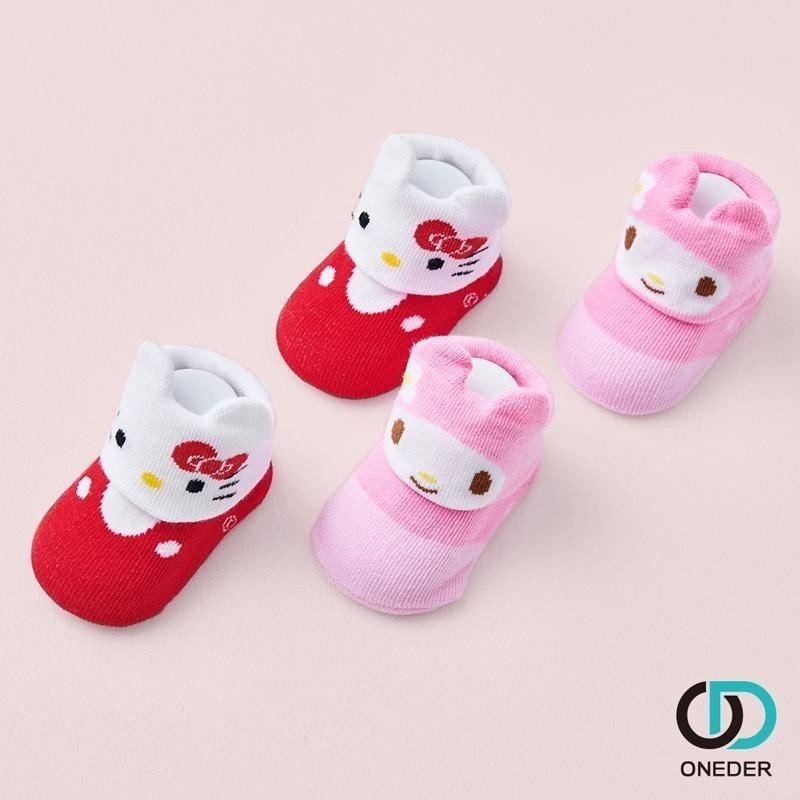 三麗鷗 Hello Kitty 美樂蒂 熊大造型寶寶襪 止滑寶寶襪 KT-107.MM-102.BF-101【旺達棉品】-細節圖4