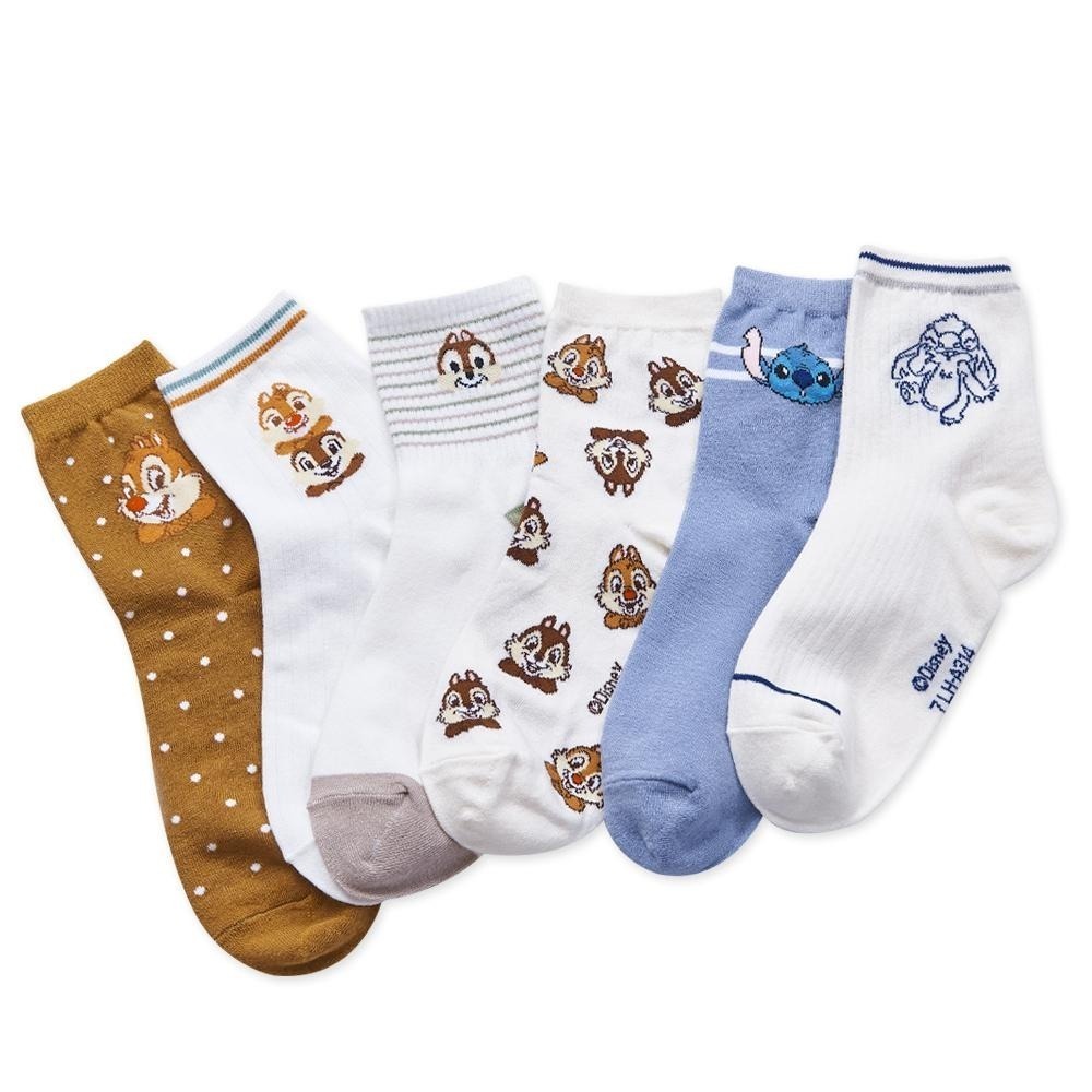 迪士尼 Disney中筒襪 奇奇蒂蒂 小熊維尼長襪 中統襪  【旺達棉品】LH-A314-細節圖2