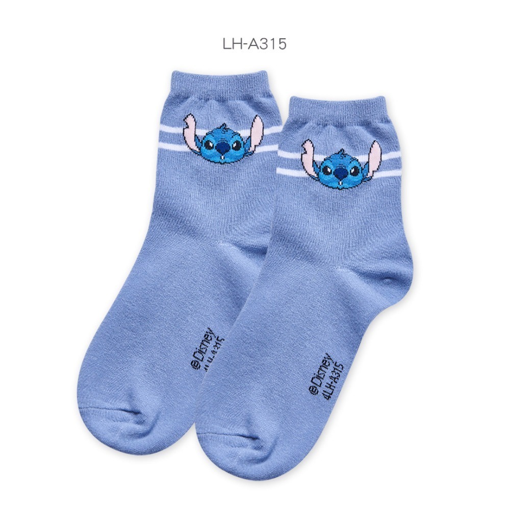 迪士尼 Disney中筒襪 奇奇蒂蒂 小熊維尼長襪 中統襪  【旺達棉品】LH-A314-規格圖7