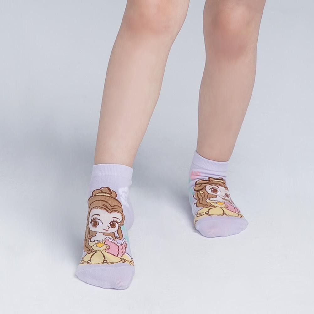 Disney 迪士尼公主童襪 冰雪奇緣艾莎童襪 小美人魚公主 貝兒 長髮公主 PR-A516.FZ-A522【旺達棉品】-細節圖7