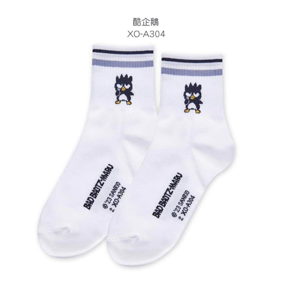 Sanrio 三麗鷗 KITTY中統襪 雙子星 美樂蒂 布丁狗 女長襪 長襪 韓系長襪 白襪 XO-A304【旺達棉品】-規格圖10