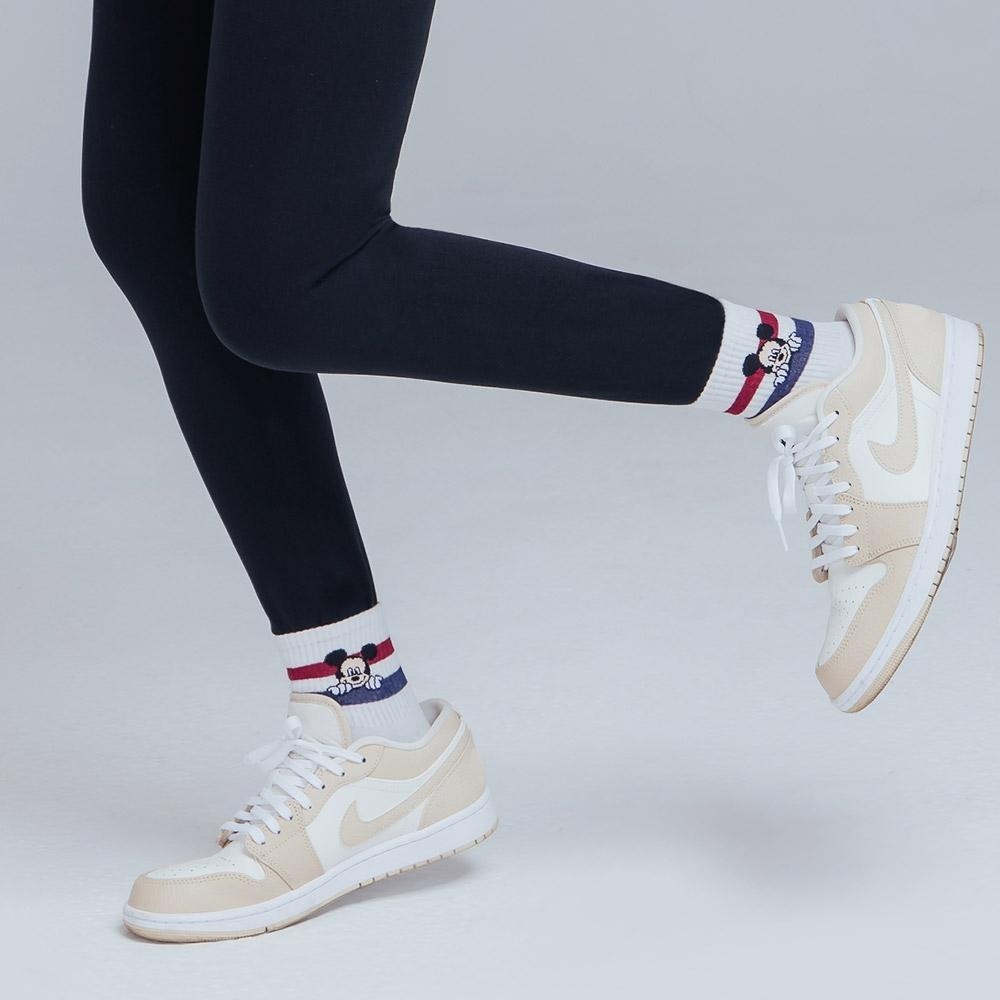 迪士尼 Disney小熊維尼 奇奇蒂蒂 長襪中統襪 迪士尼趴趴系列中筒襪 WP-A320 MN-A311 【旺達棉品】-細節圖5