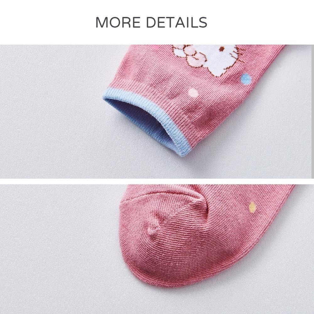 Sanrio 三麗鷗 凱蒂貓童襪 Kitty兒童短襪 台灣製童襪 KT-783 KT-785 KT-786【旺達棉品】-細節圖3