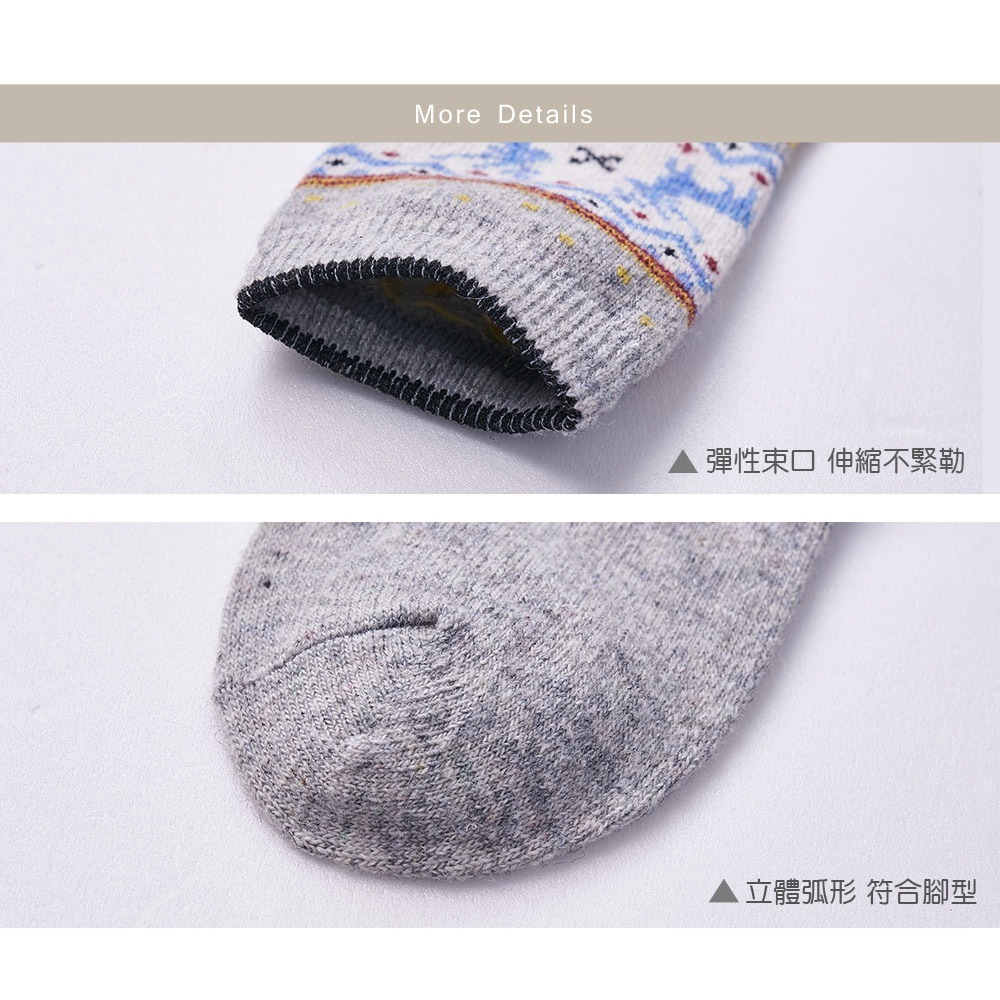 ONEDER 保暖兔毛襪 毛襪 冬季毛襪 AN-A3001N~AN-A3006N 【旺達棉品】-細節圖3