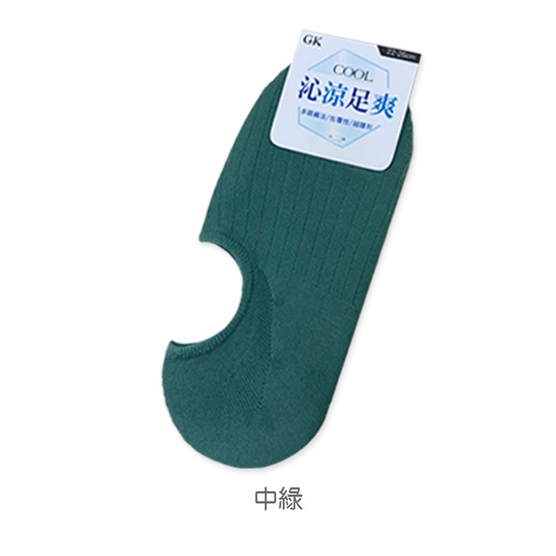 涼感隱形襪 隱形襪 女襪 沁涼透氣套版襪 GK-A1901【旺達棉品】-規格圖7