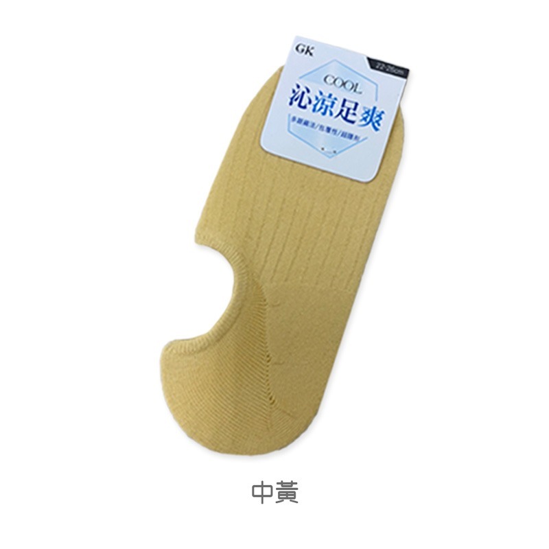 涼感隱形襪 隱形襪 女襪 沁涼透氣套版襪 GK-A1901【旺達棉品】-規格圖7