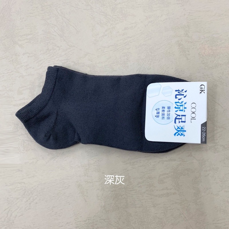 沁涼透氣 涼感船襪 船型襪 女襪 短襪 踝襪  GK-E2101【旺達棉品】-規格圖5