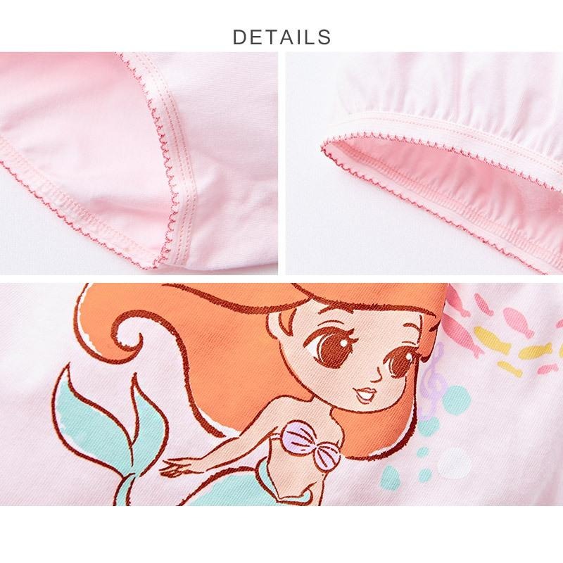 【Disney 迪士尼】 迪士尼公主 純棉女童內褲 (2入組) ｜旺達棉品 童內褲 PR-CG005-細節圖7