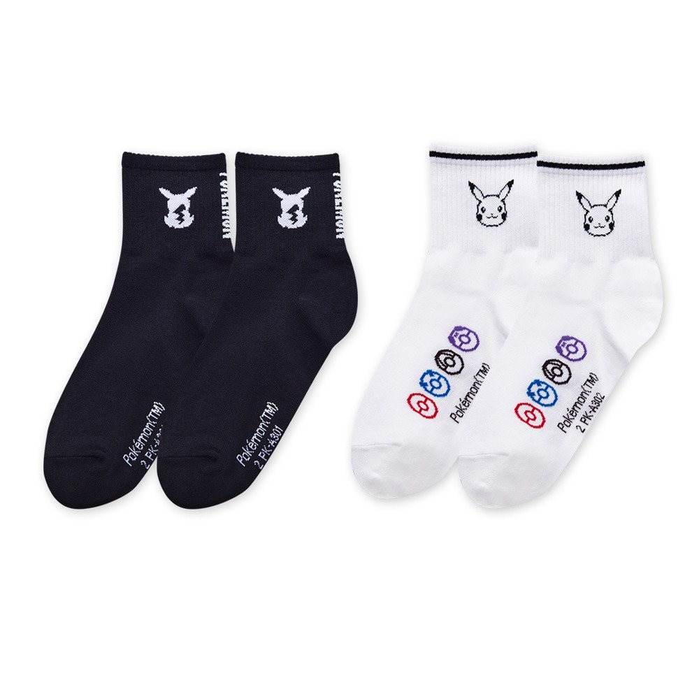 精靈寶可夢 皮卡丘中筒襪 Pokémon長襪 女長襪 韓系中統襪 【ONEDER旺達】PK-A301-細節圖2