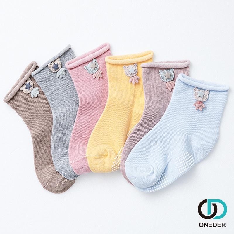 造型止滑1/2童襪 兒童襪 12-14公分 短襪 童襪 造型襪 可愛短襪 OD-D301-OD-D306【旺達棉品】-細節圖7