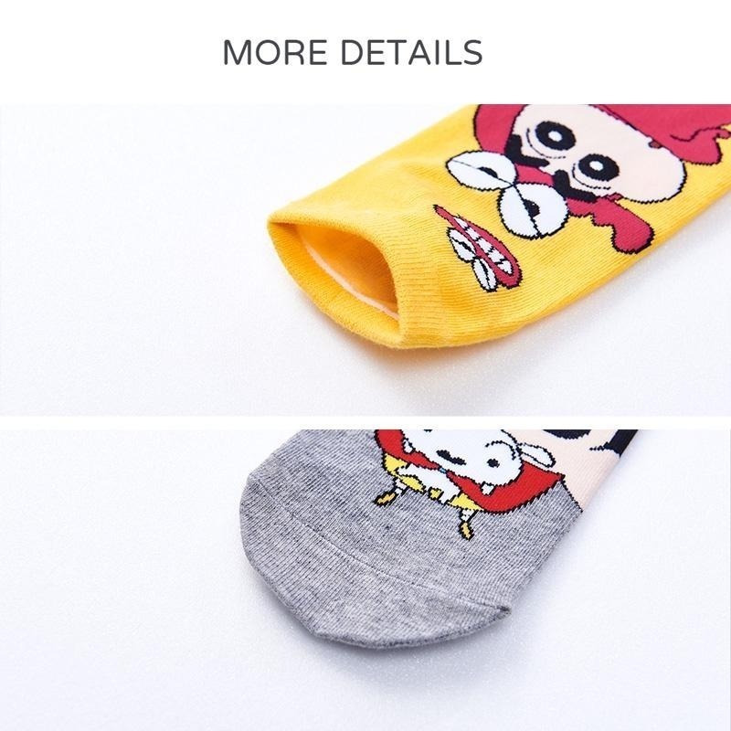 蠟筆小新直版襪 蠟筆小新短襪 台灣製棉襪 SC-A528~A534【旺達棉品】-細節圖4