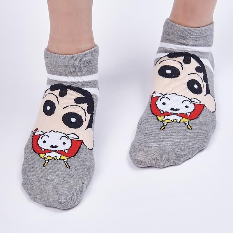 蠟筆小新直版襪 蠟筆小新短襪 台灣製棉襪 SC-A528~A534【旺達棉品】-細節圖5