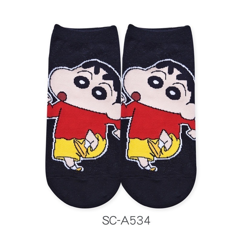 蠟筆小新直版襪 蠟筆小新短襪 台灣製棉襪 SC-A528~A534【旺達棉品】-規格圖6