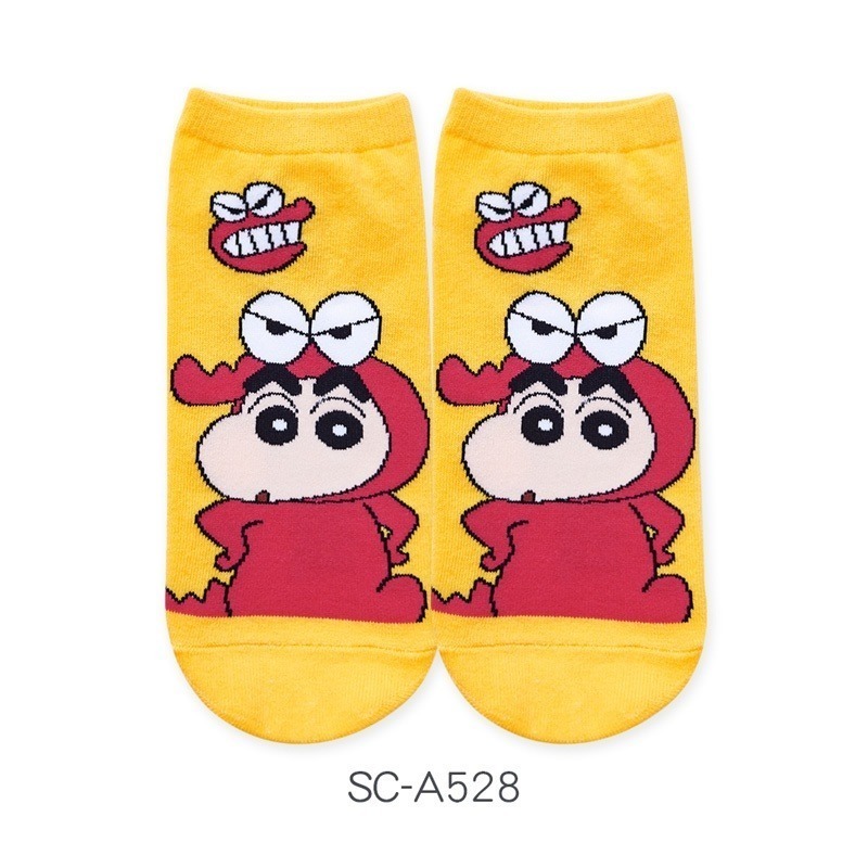 蠟筆小新直版襪 蠟筆小新短襪 台灣製棉襪 SC-A528~A534【旺達棉品】-規格圖6