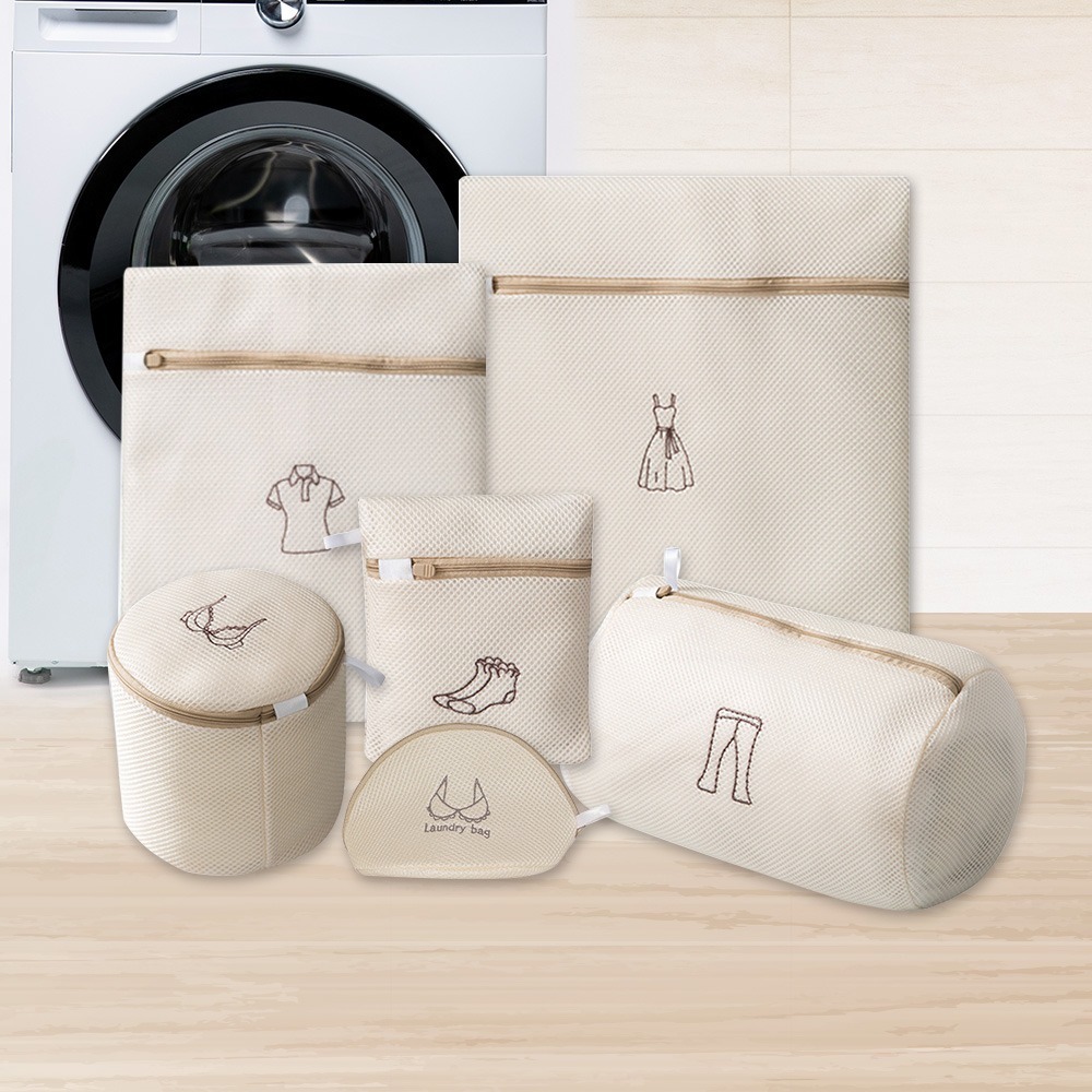 【7-ELEVEN門市團購】(3組入共18件)  加厚洗衣袋 圓筒洗衣袋收納袋 洗衣網 SP-LW01-細節圖2