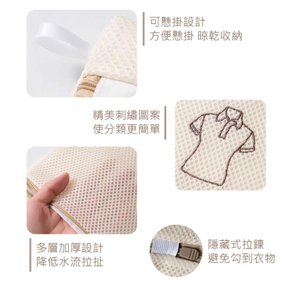 【7-ELEVEN門市團購】(3組入共18件)  加厚洗衣袋 圓筒洗衣袋收納袋 洗衣網 SP-LW01-細節圖3