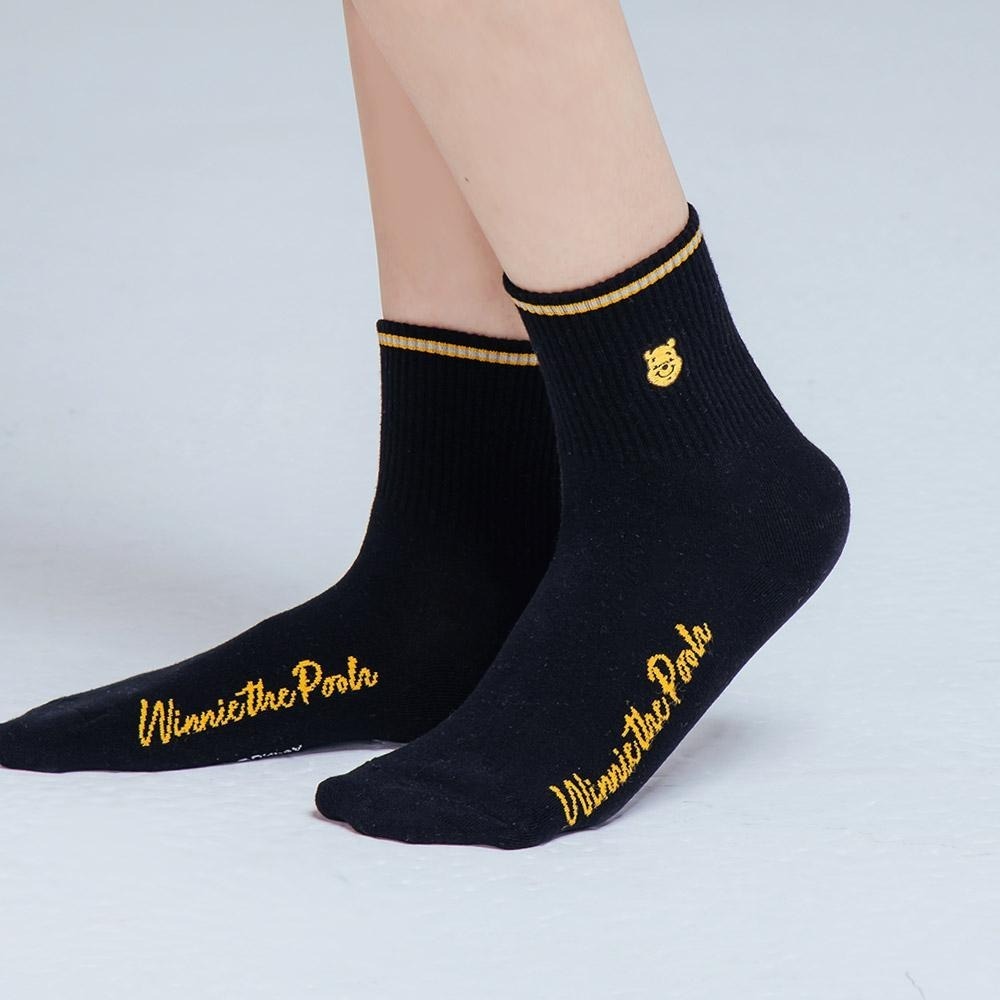 迪士尼 Disney 熊抱哥 三眼怪 小熊維尼 奇奇蒂蒂 電繡襪 長襪中統襪 次繡長襪 WP-A314【旺達棉品】-細節圖8