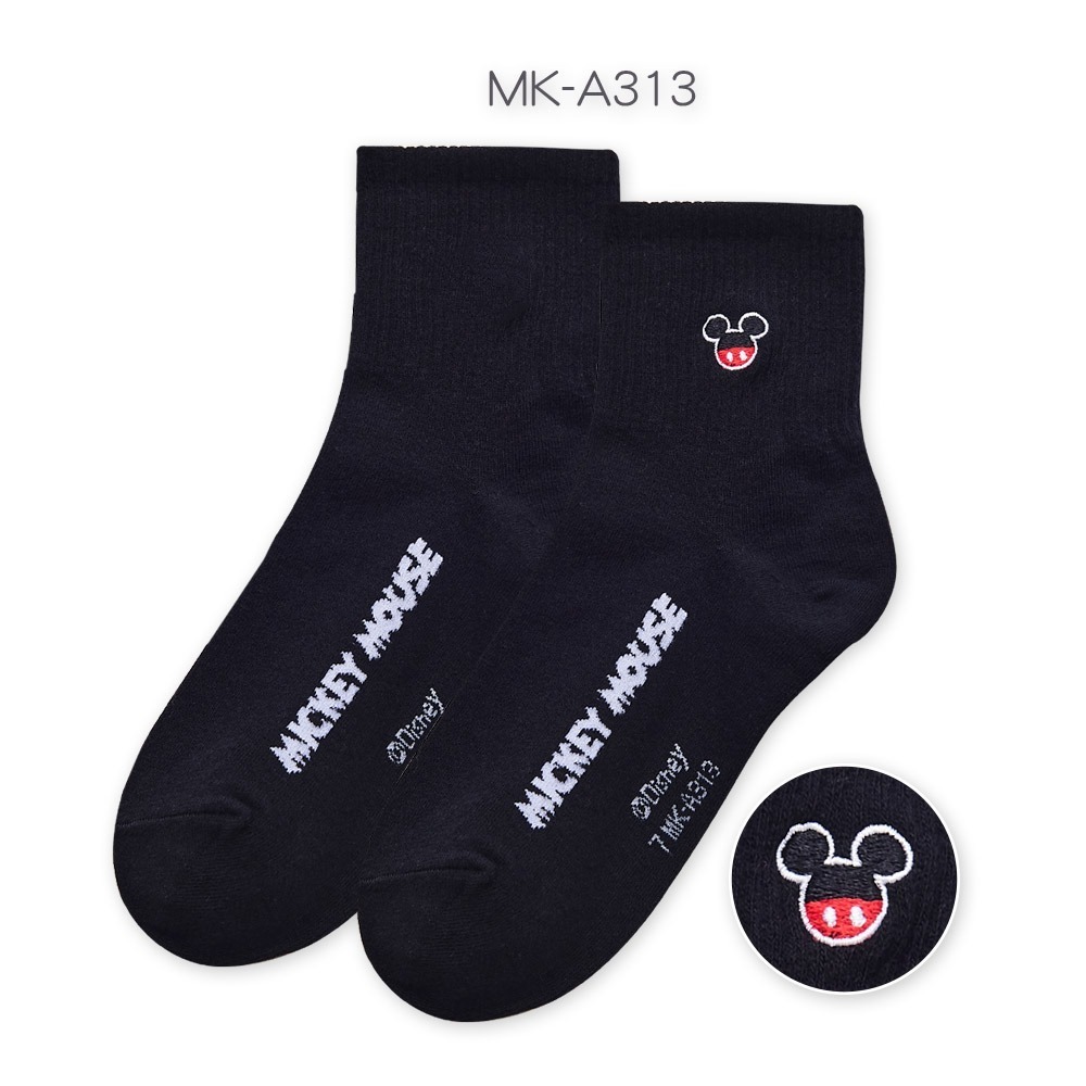 迪士尼 Disney 熊抱哥 三眼怪 小熊維尼 奇奇蒂蒂 電繡襪 長襪中統襪 次繡長襪 WP-A314【旺達棉品】-規格圖9