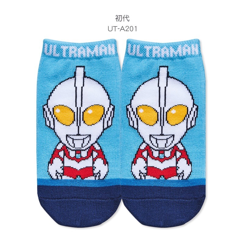 Ultraman 超人力霸王童襪 幼童襪 止滑短襪 直版襪 男童襪 UT-A201~UT-A203【旺達棉品】-規格圖6