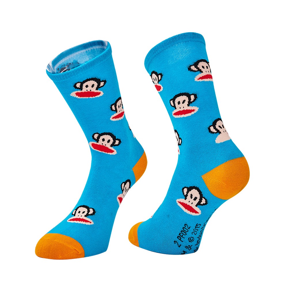 大嘴猴 PAUL FRANK 抗菌滿版中長襪 厚磅 正版授權 女襪 中長襪 PF002【旺達棉品】-規格圖7