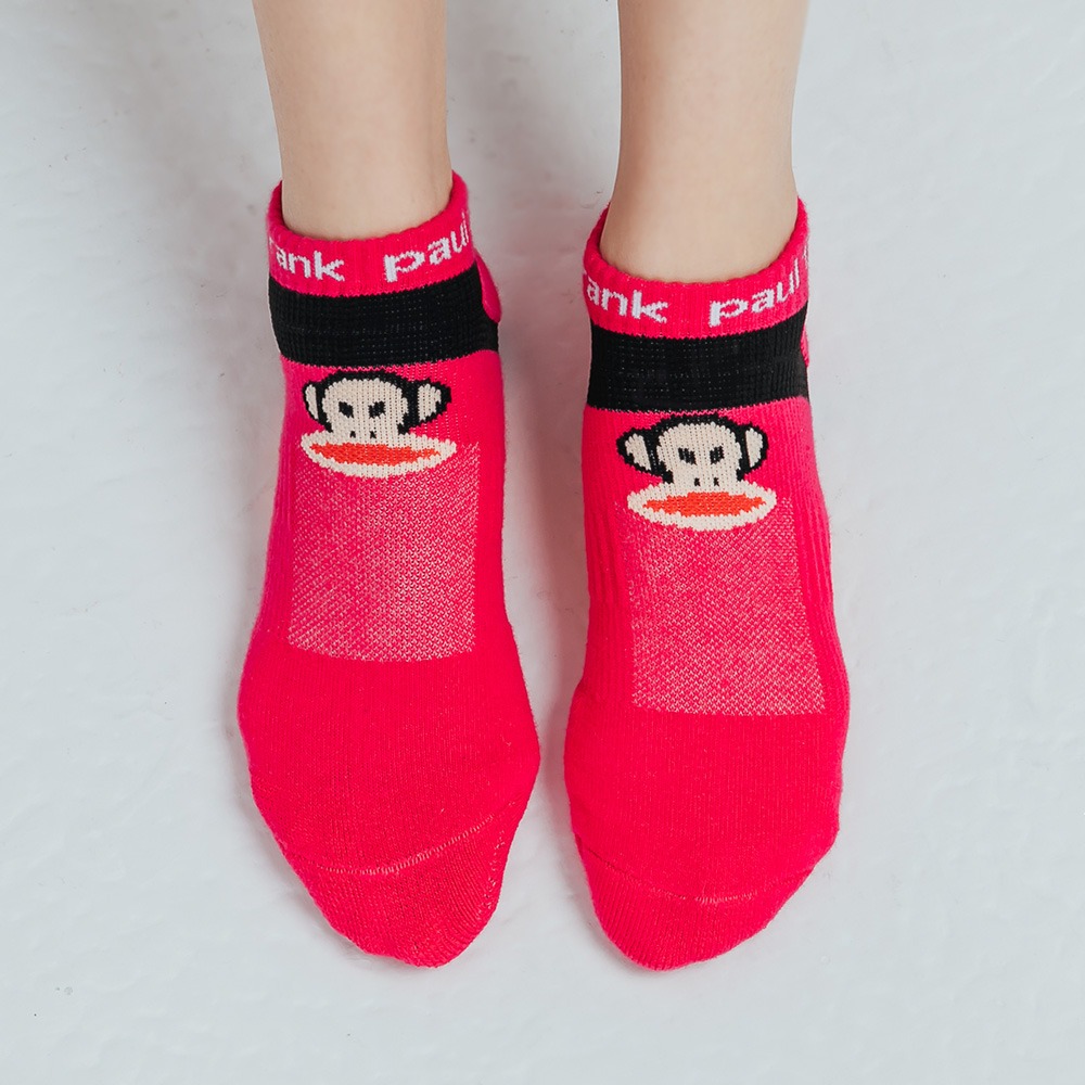 大嘴猴 PAUL FRANK 抗菌足弓氣墊襪 船型襪 正版授權 女襪 PF006【旺達棉品】-細節圖5