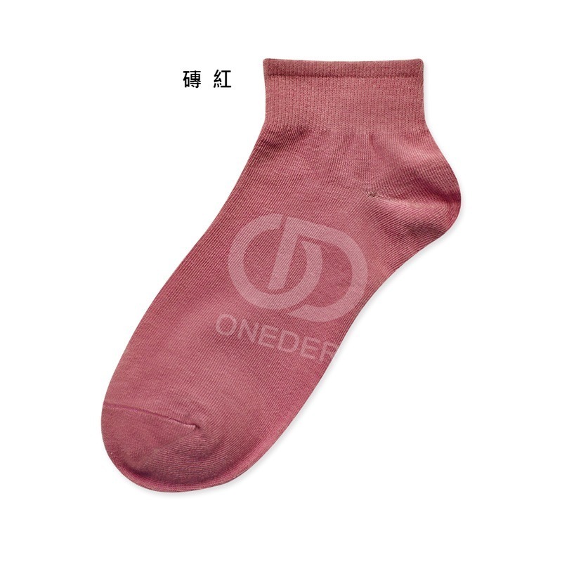 有機棉1/2中統羅紋襪 22-26公分 短襪 襪子 素色襪 黑襪 台灣製中筒襪 AN-A301【旺達棉品】-規格圖7