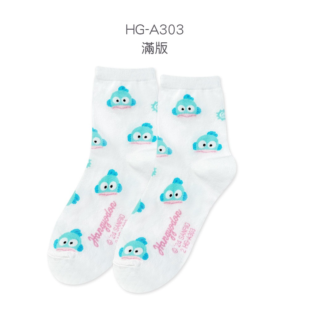 Sanrio 三麗鷗 人魚漢頓中統襪 女長襪 長襪 韓系長襪 人魚漢頓長襪【旺達棉品】HG-A301-規格圖7